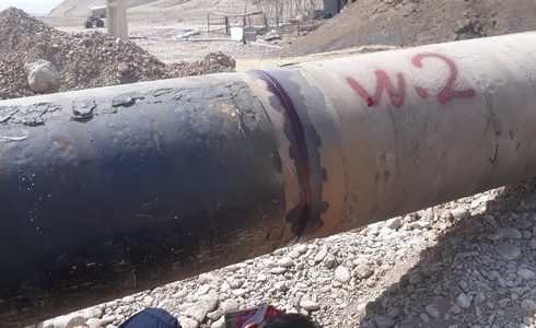 واحد محلی کنترل کیفی و مقاومت مصالح پروژه خط انتقال لوله 48 اینچ باطله در کرمان